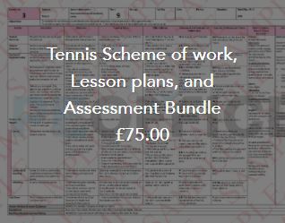Tennis schemes of work